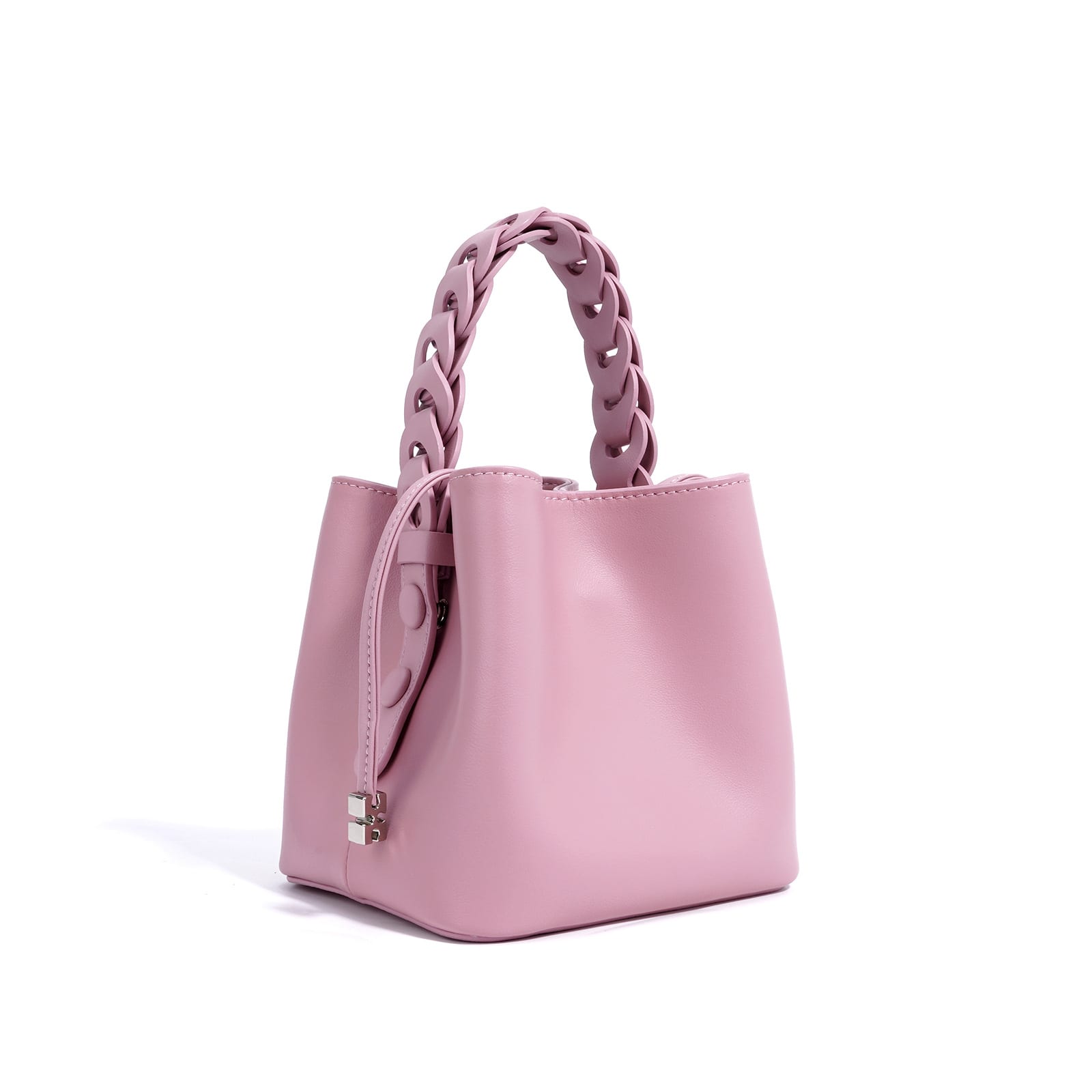 Hand-woven Fashion Mini Cross Body Bucket Bag view 5