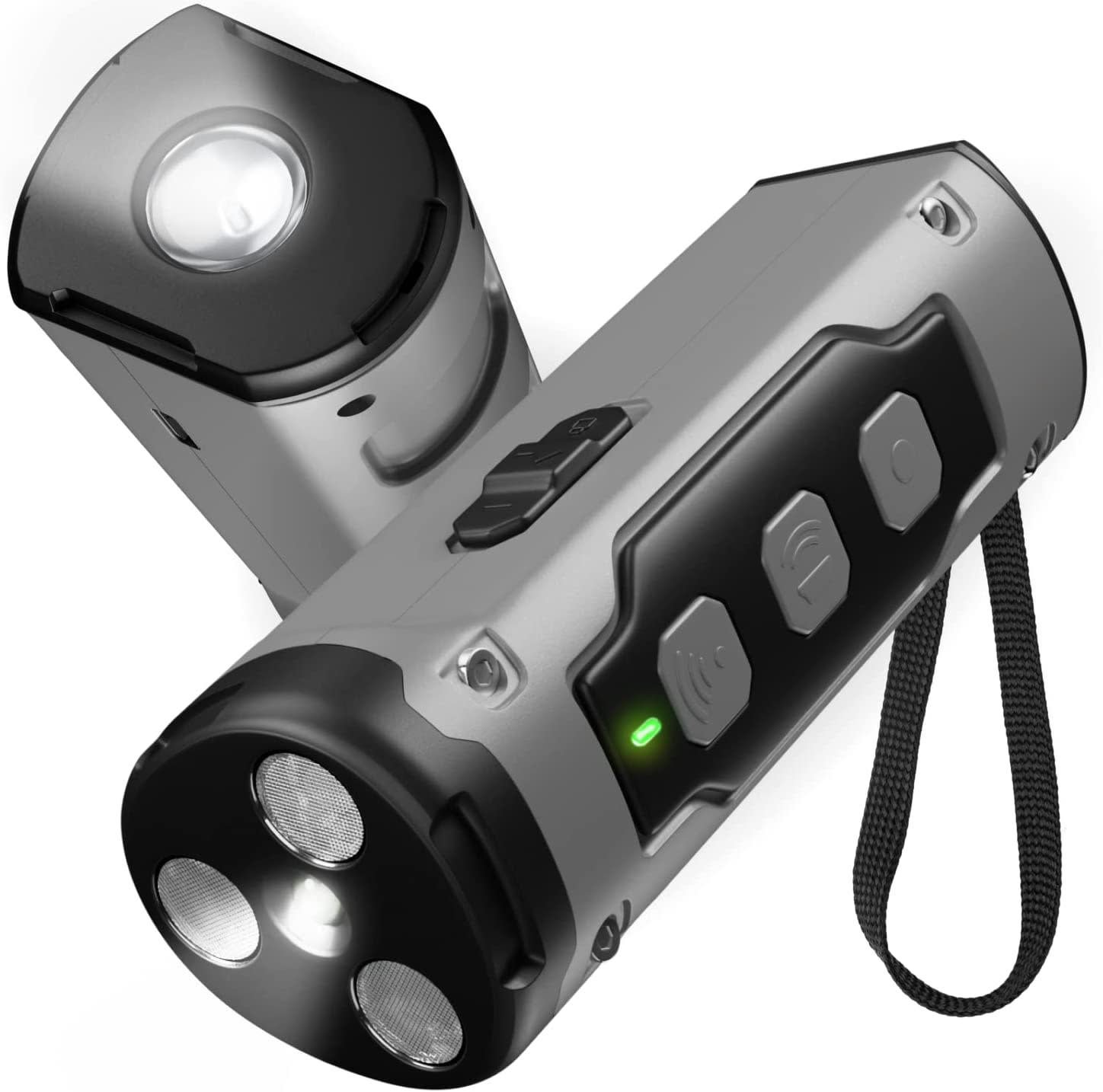 Dog Drive Ultrasonic Three-head Bark Plug Torch Dog Drive Artifact Anti Dog Bark Deterrent Device With LED Flashlight view 4