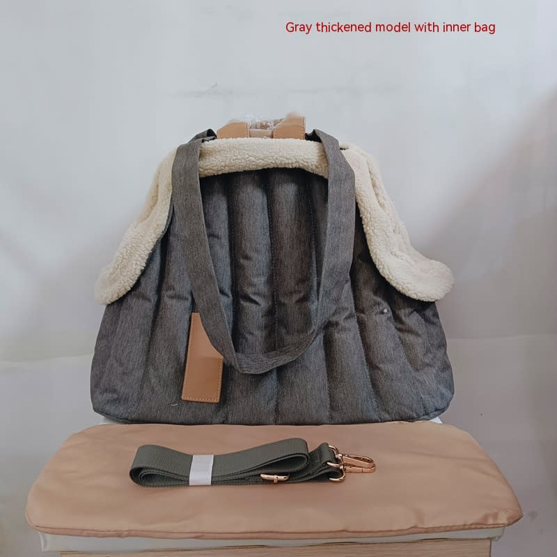 Cat Portable Breathable Shoulder Bag Detachable Pet Products Handbag view 2