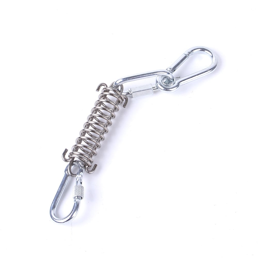 Outdoor Funny Dog Toy Stainless Steel Spring Suspension Cotton String Households Outdoor Toy Training view 25