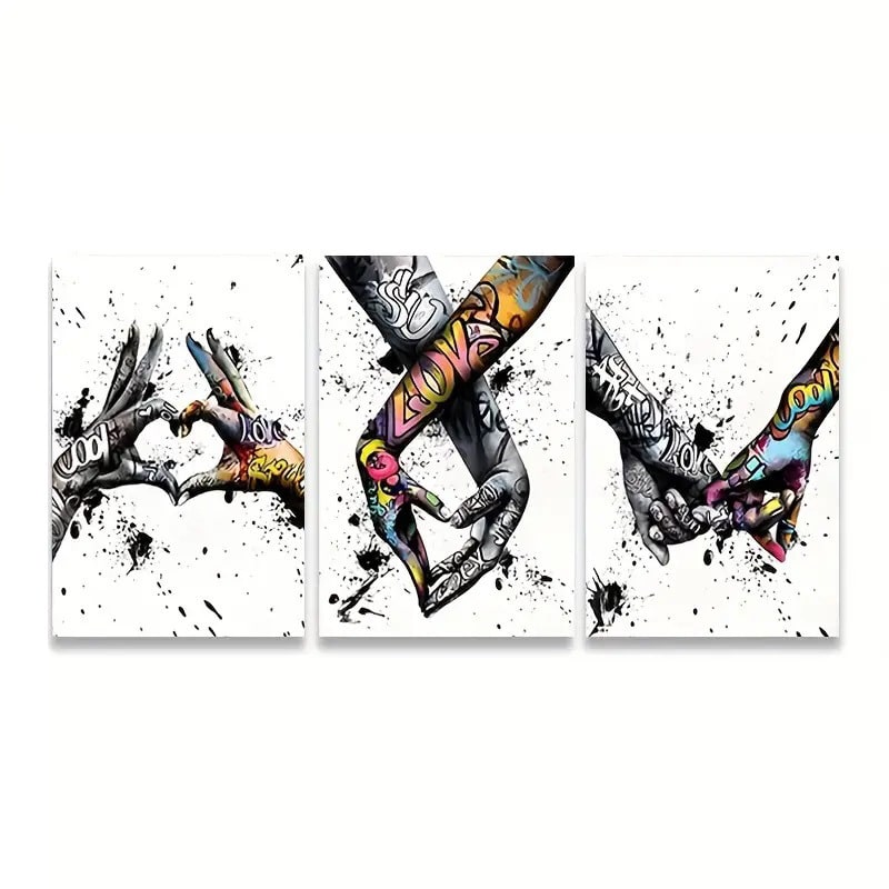 Three-piece Painting HD Inkjet Canvas Frameless Core view 5