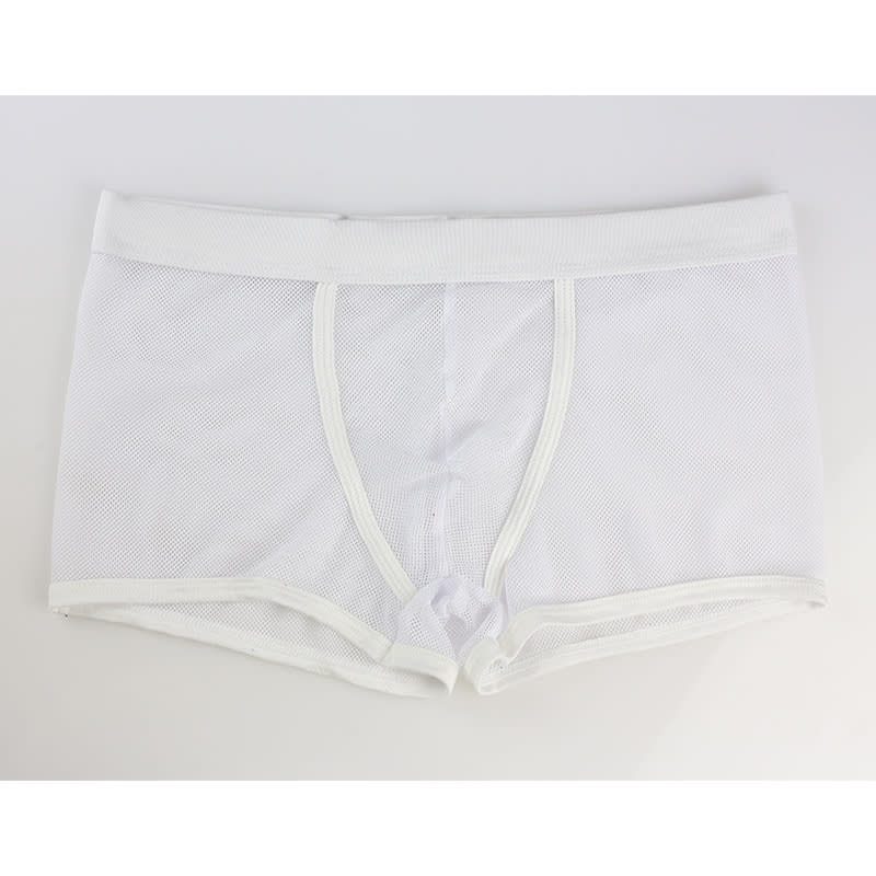 Men's Mesh Transparent Boxers Low Waist view 5