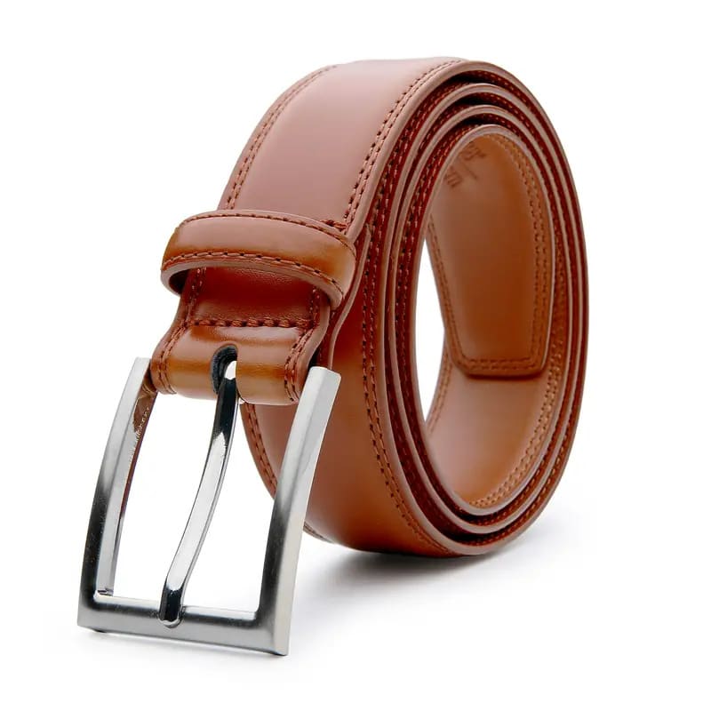 Men's Leather Simple Casual Belt view 7