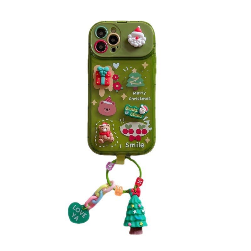 Plastic Christmas Stereo Doll Pendant Phone Case view 12
