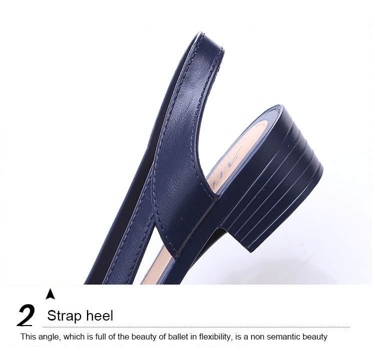 Fashion Casual Sandals Women's Low-cut Plastic Flat Sandals view 6