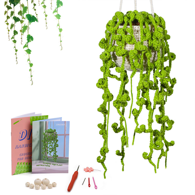 Decorative Plant Crochet Hook Material Package Pendant view 2