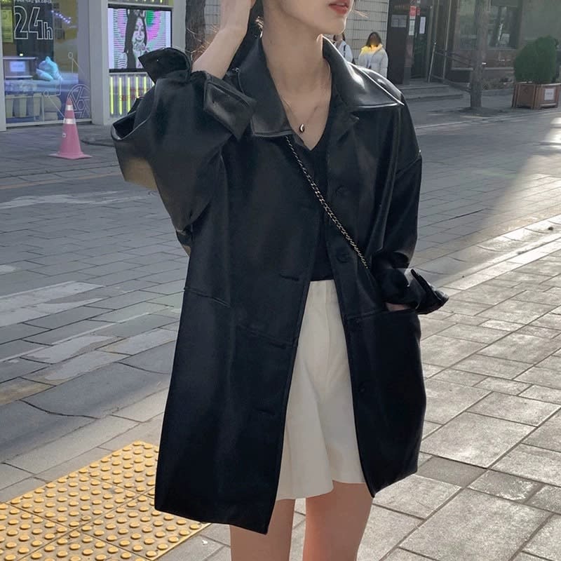 Women's Fashionable Loose All-match Jacket view 6