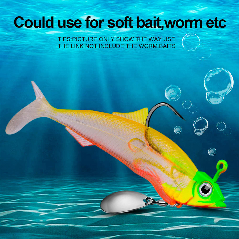Jig Hook Soft Fish Counterweight Avoid Hanging Bottom Fishing Accessories view 8