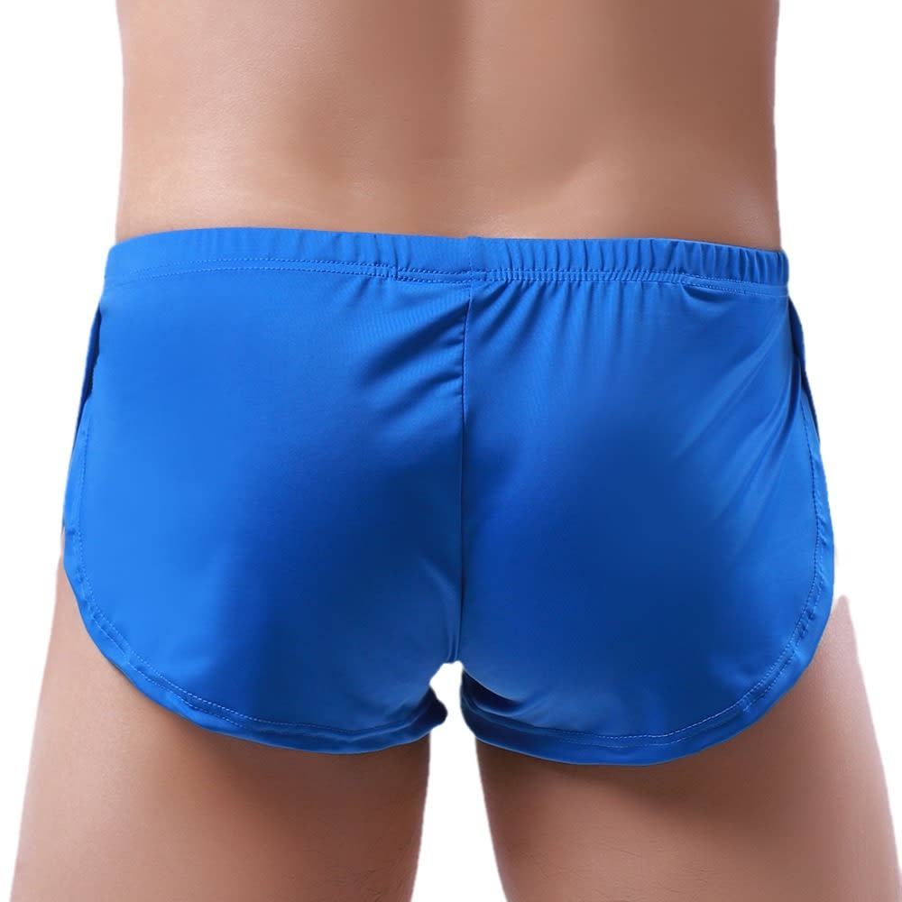 Men's Underwear Silky Round Edge Sports Underwear Home Shorts view 12
