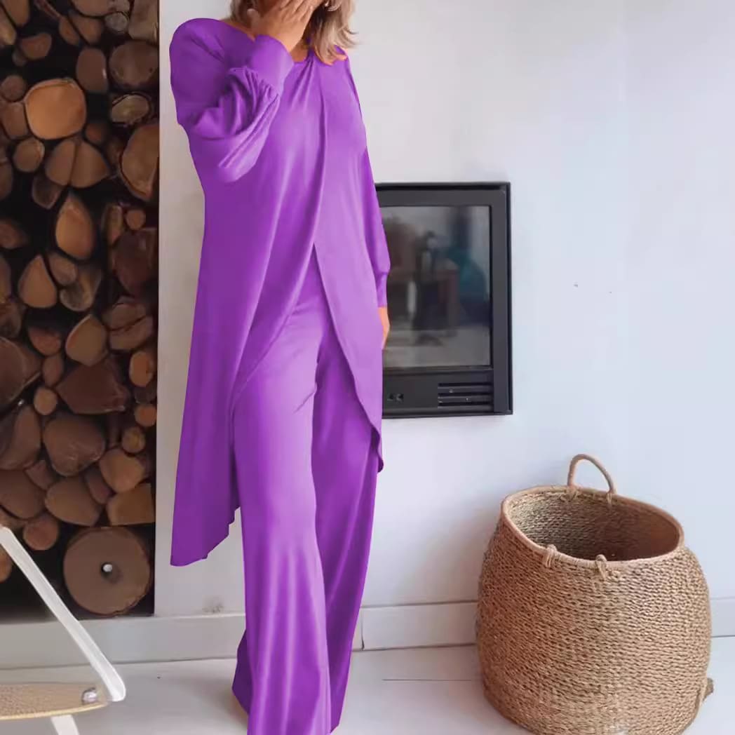 European And American Fashion Women's Wear Zigong NI Top And Trousers Suit view 4