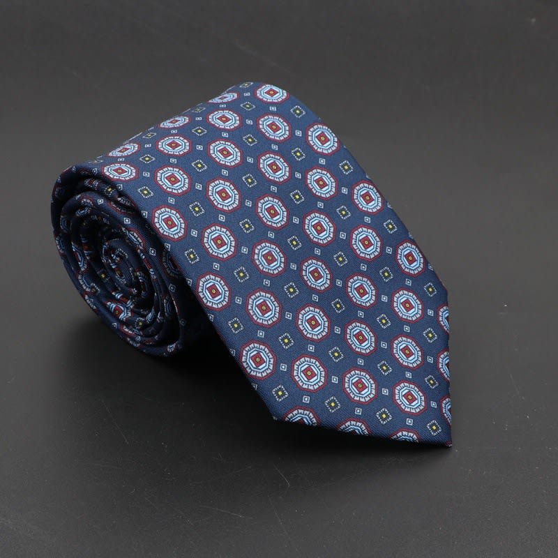 Super Soft Bohemian Silk Ties Men's Fashion 75mm Necktie view 31