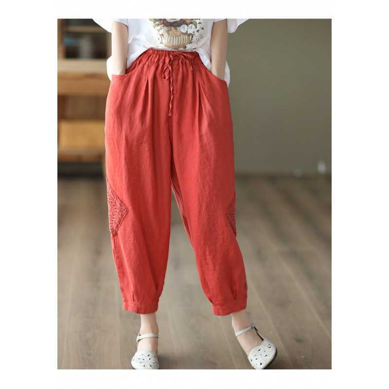 Cotton And Linen Loose Slimming Harem Bloomers view 10