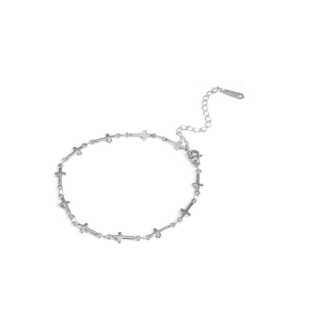 Fashion Cross Stainless Steel Necklace Hip Hop view 9