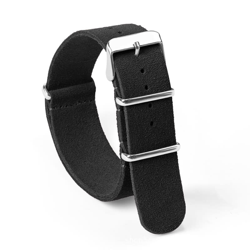 High Quality Soft Genuine Leather Velvet Strap Artistic Style view 6