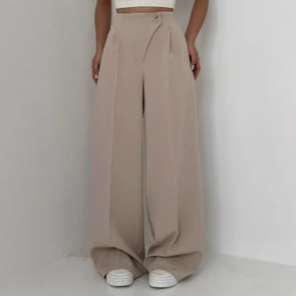Women's Fashion Casual Straight Trousers view 8