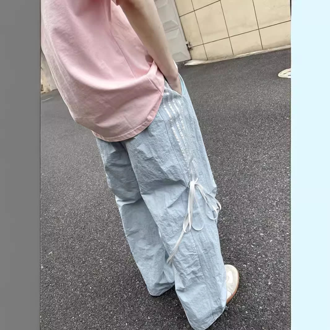 Quick-drying Three-bar Pants Niche Straight Loose Casual Sports Pants view 9