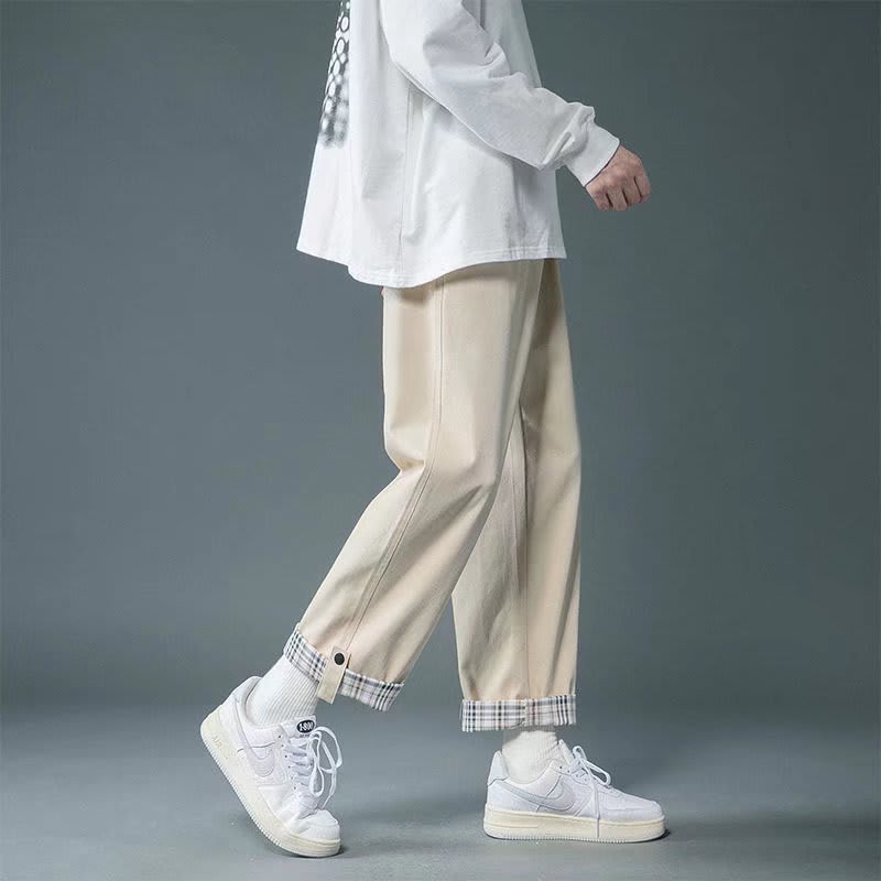 Thin Trendy Loose Wide Leg Straight Sports Men's Casual Pants view 6