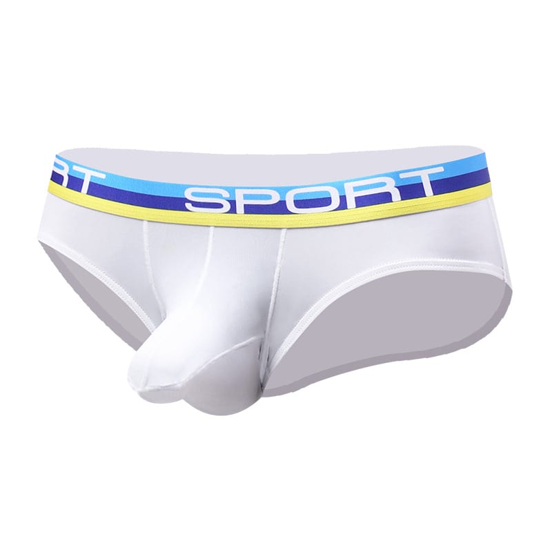 Sexy Three-dimensional Bullet Separation Bag Men's Underwear Panties Nylon Breathable Elastic Ice Silk Fabric view 32