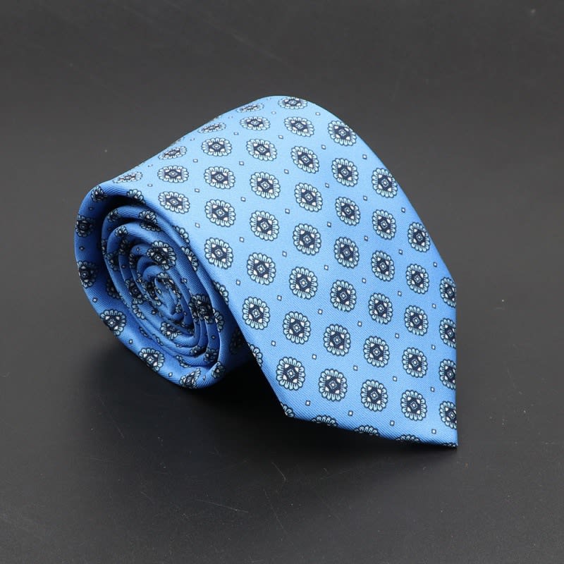 Super Soft Bohemian Silk Ties Men's Fashion 75mm Necktie view 42