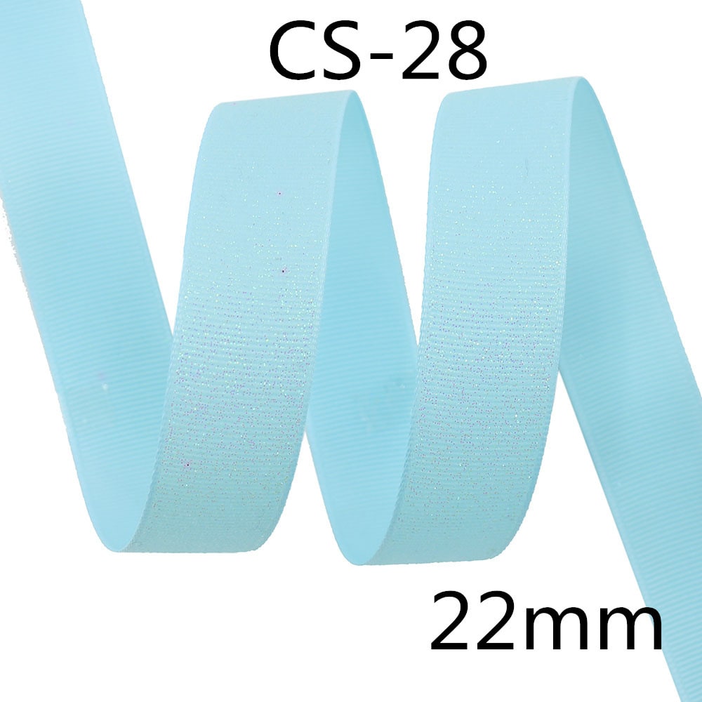 Sprinkle Colorful Glittering Powder Scene Decoration Gift Packaging Ribbed Band Silk Ribbon Webbing view 18