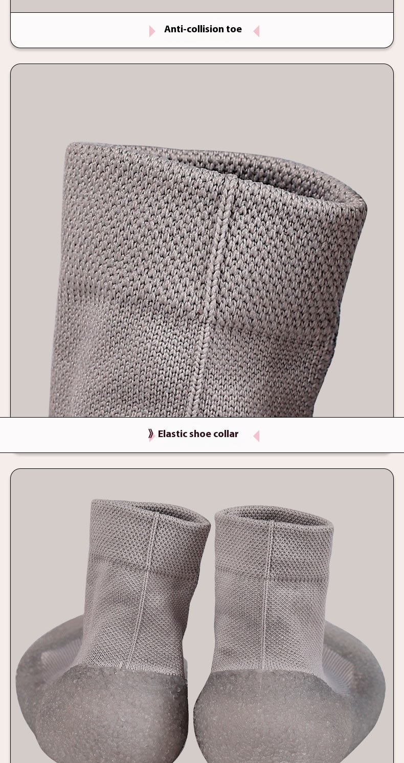 Soft Bottom Anti-skid Shock Absorption Lightweight Sock Shoes view 14