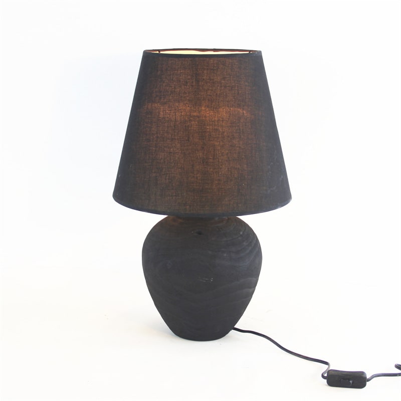 Handmade Wooden Silent Style Table Lamp Home Homestay Hotel Atmosphere Decoration Craft Ornaments view 5