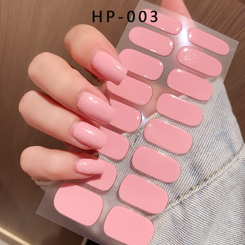 Waterproof And Durable Second Generation Semi-cured UV Nail Beauty Stickers view 38