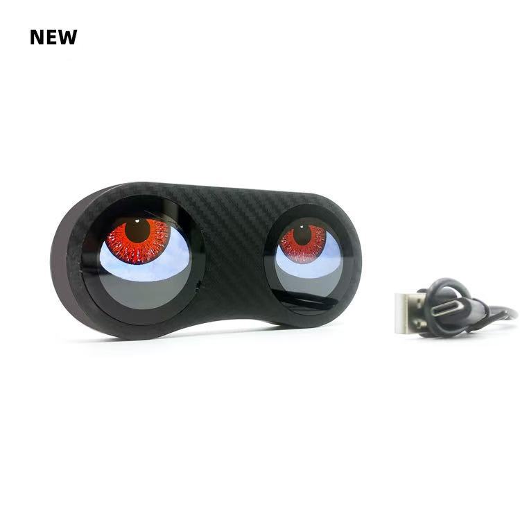 App Control Devil Eye Light Bicycle Motorcycle Decoration Single And Double Screen view 5