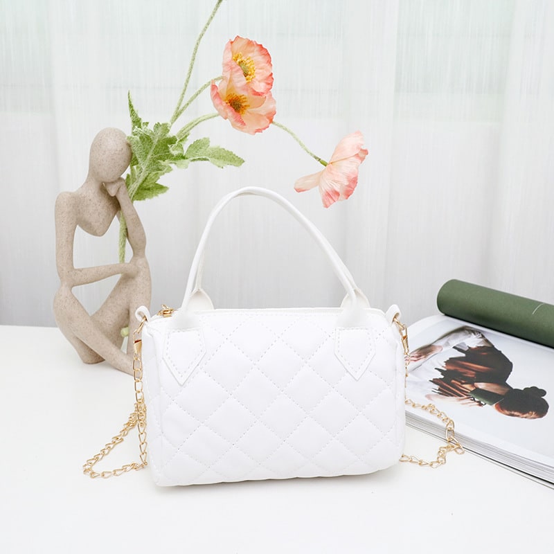 Fashion Embroidery Diamond Quilted Handbag Crossbody Bag view 2