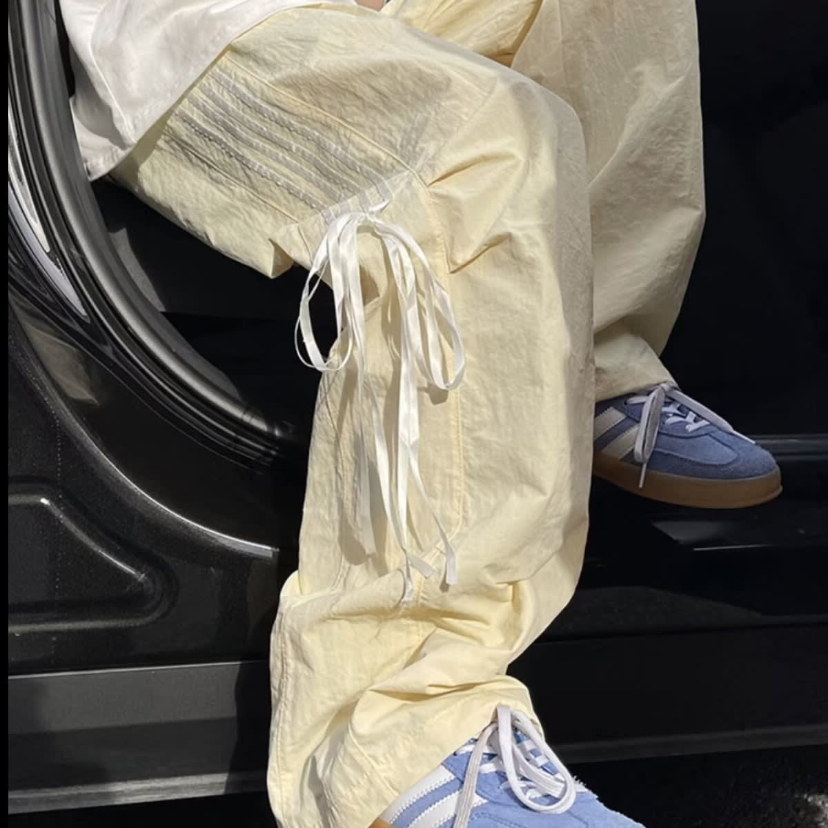 Quick-drying Three-bar Pants Niche Straight Loose Casual Sports Pants view 2