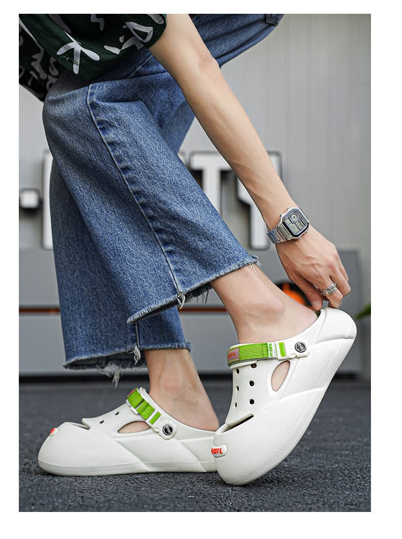 Men's Outerwear Casual Trend Color Matching Slippers view 9