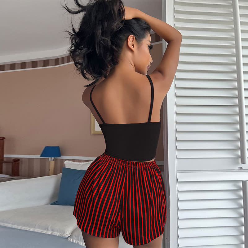Letter Stripes Printed Ladies' Homewear view 2