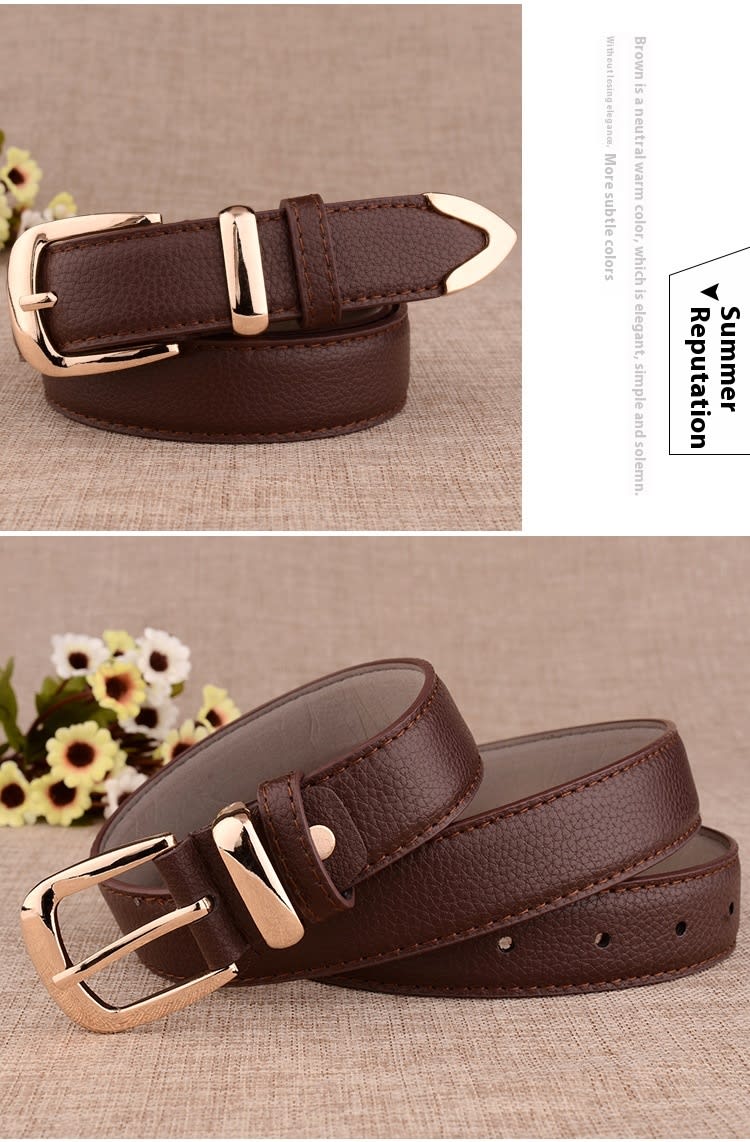 Women's Paint Alloy Buckle Pant Belt view 18