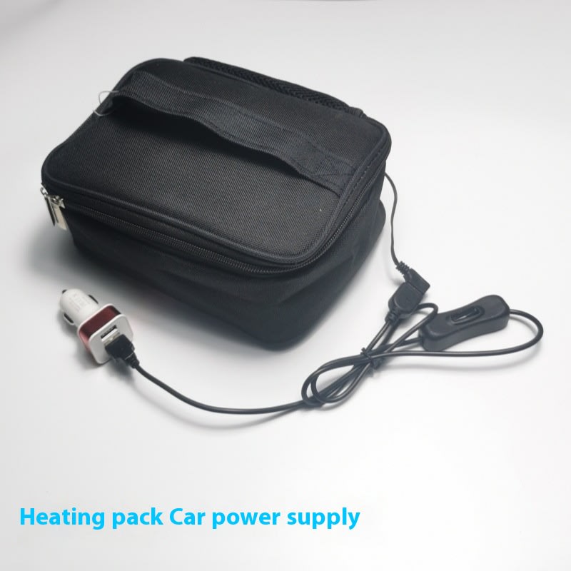 USB Heating Lunch Outdoor Bento Thermal Bag Convenient And Easy To Carry view 3