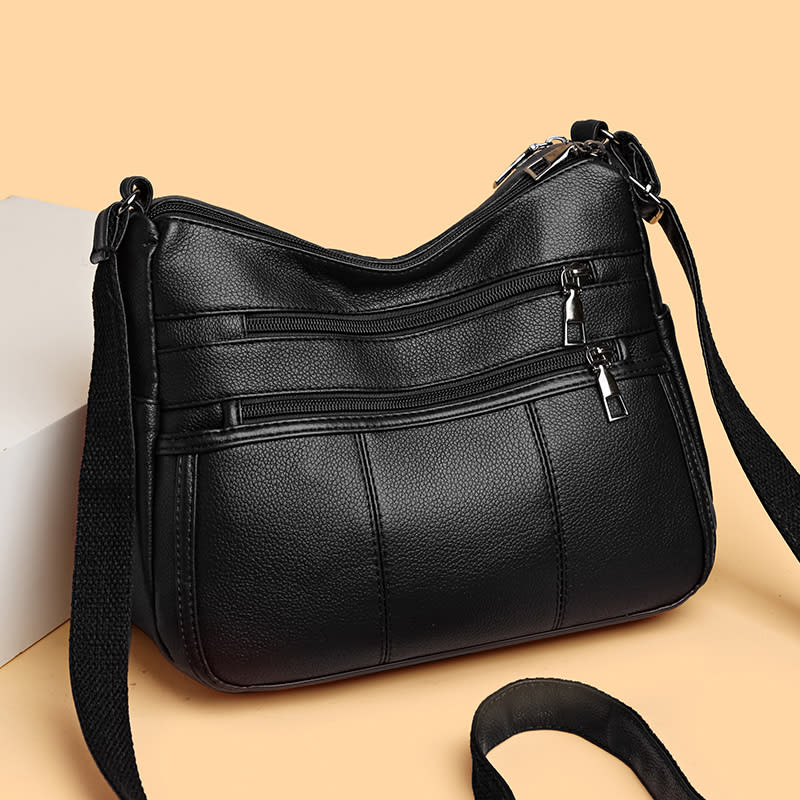 Multi-compartment Shoulder Commuter Crossbody Bag view 5