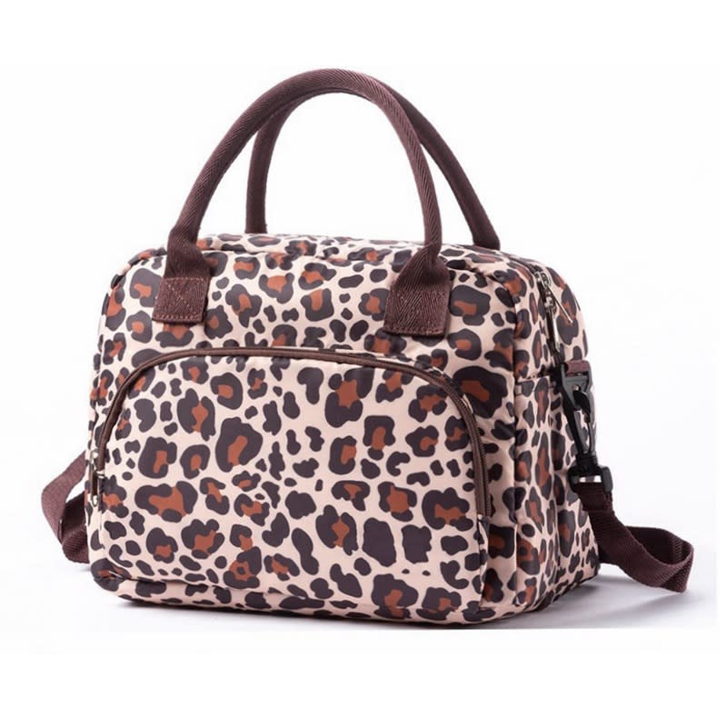 Oxford Cloth Insulation Portable Lunch Bag Outdoor view 11
