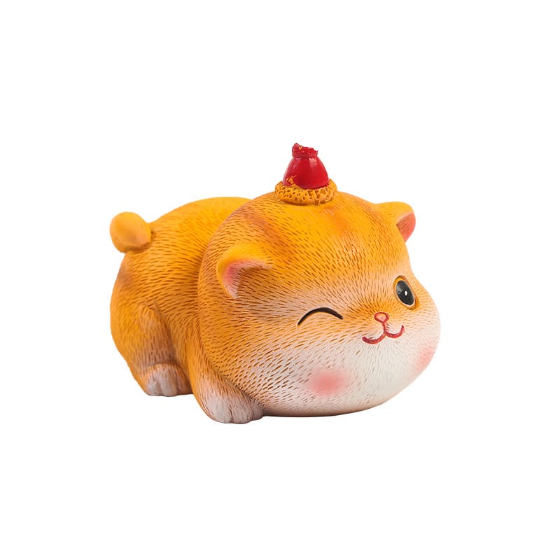 Cartoon Cute Cat Children's Room Cute Resin Decorations view 3