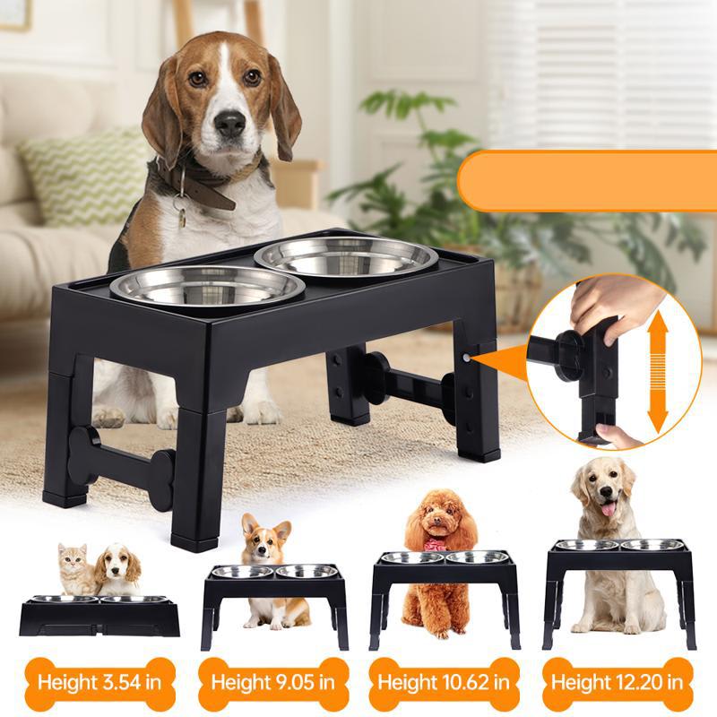 Pet Lifting Feeding Bowl Neck Protection Anti-tumble Medium Large Dog Dedicated view 3