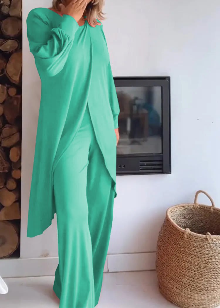 European And American Fashion Women's Wear Zigong NI Top And Trousers Suit view 5