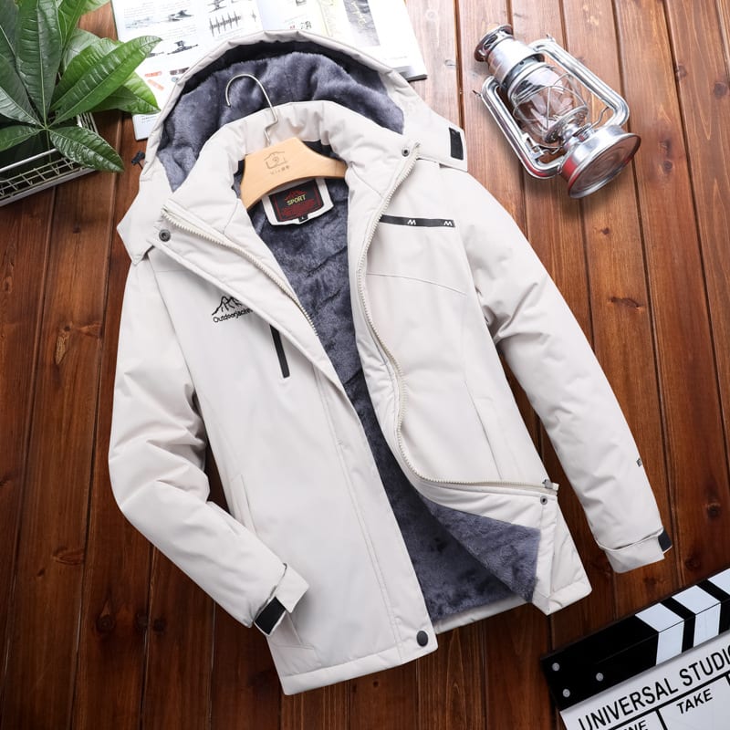 Men's Plus Size Loose Riding Windproof Mountaineering Cotton-padded Jacket view 14