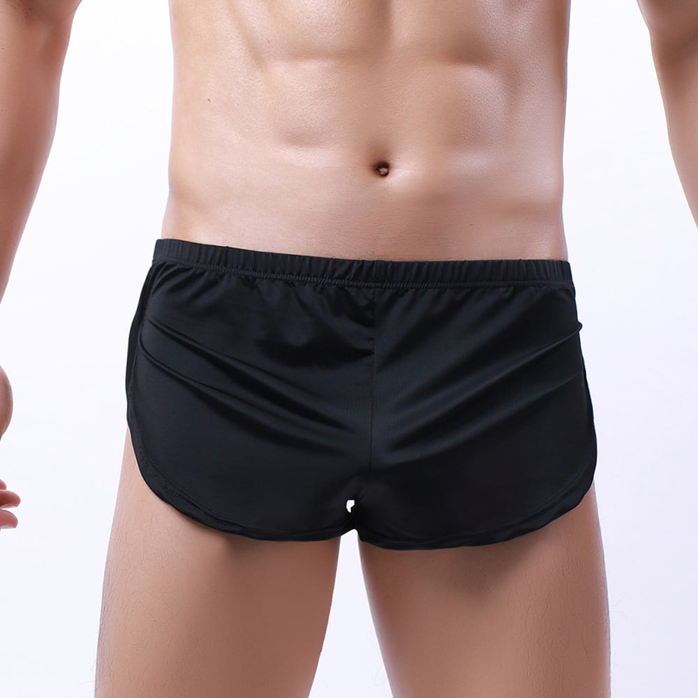 Men's Underwear Silky Round Edge Sports Underwear Home Shorts view 11