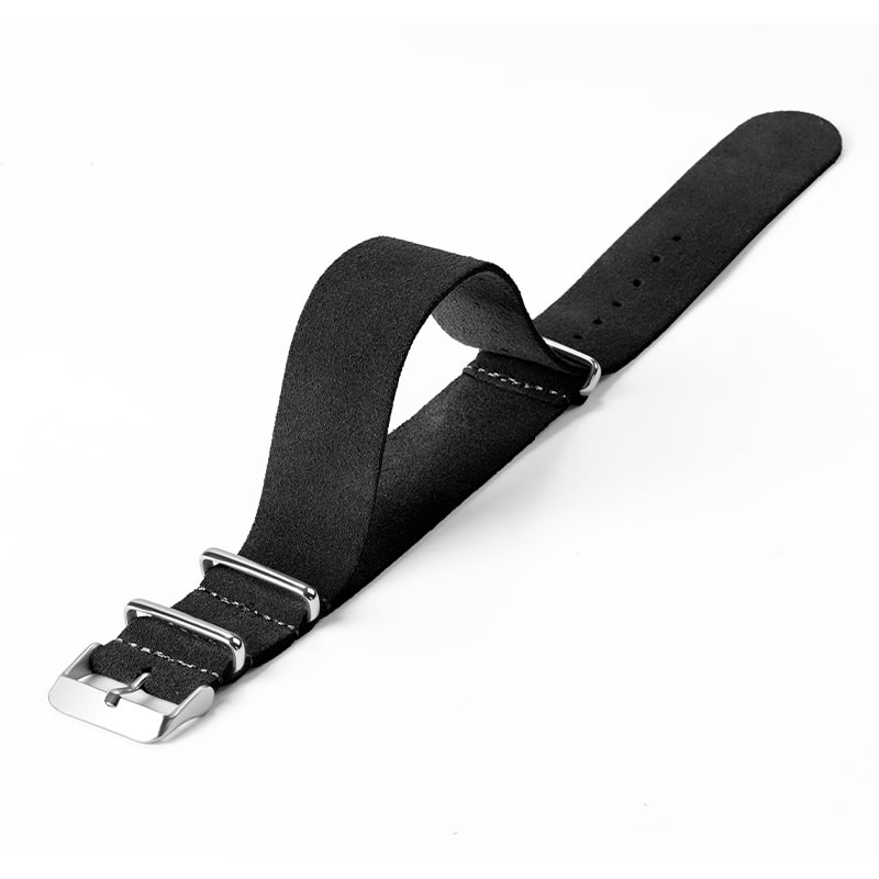 High Quality Soft Genuine Leather Velvet Strap Artistic Style view 8