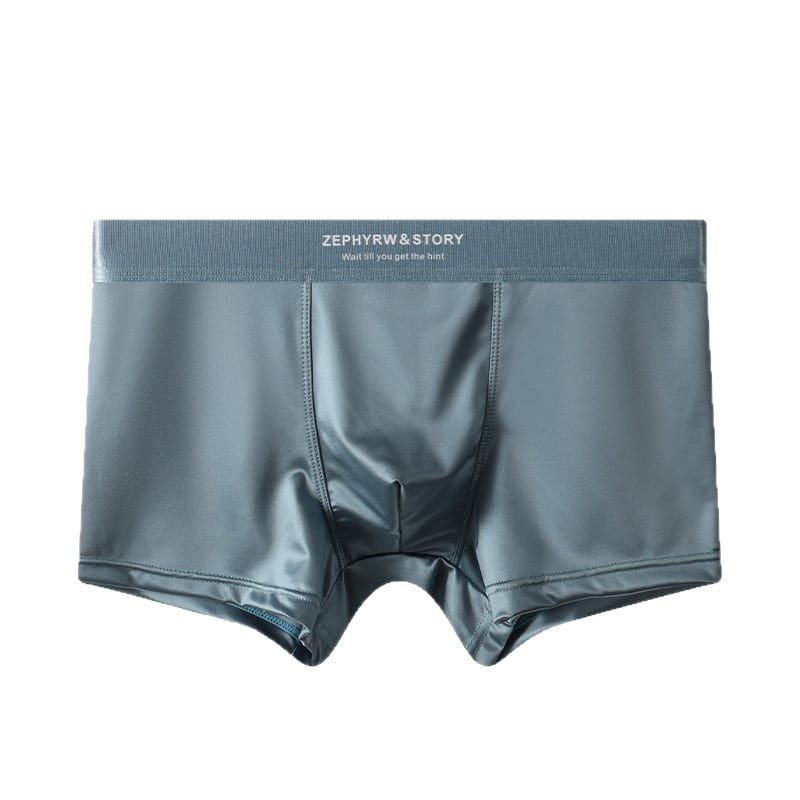 Men's Satin Light Luxury Ice Silk Underwear Summer view 12