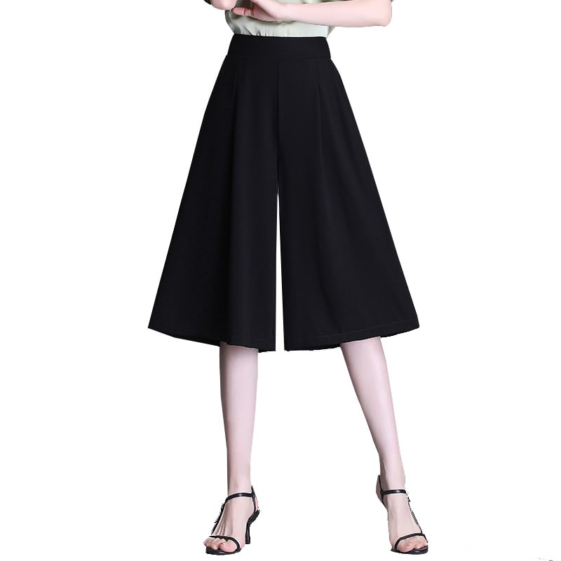 Women's Chiffon High Waist Wide Leg Pants Thin Loose Slimming view 6