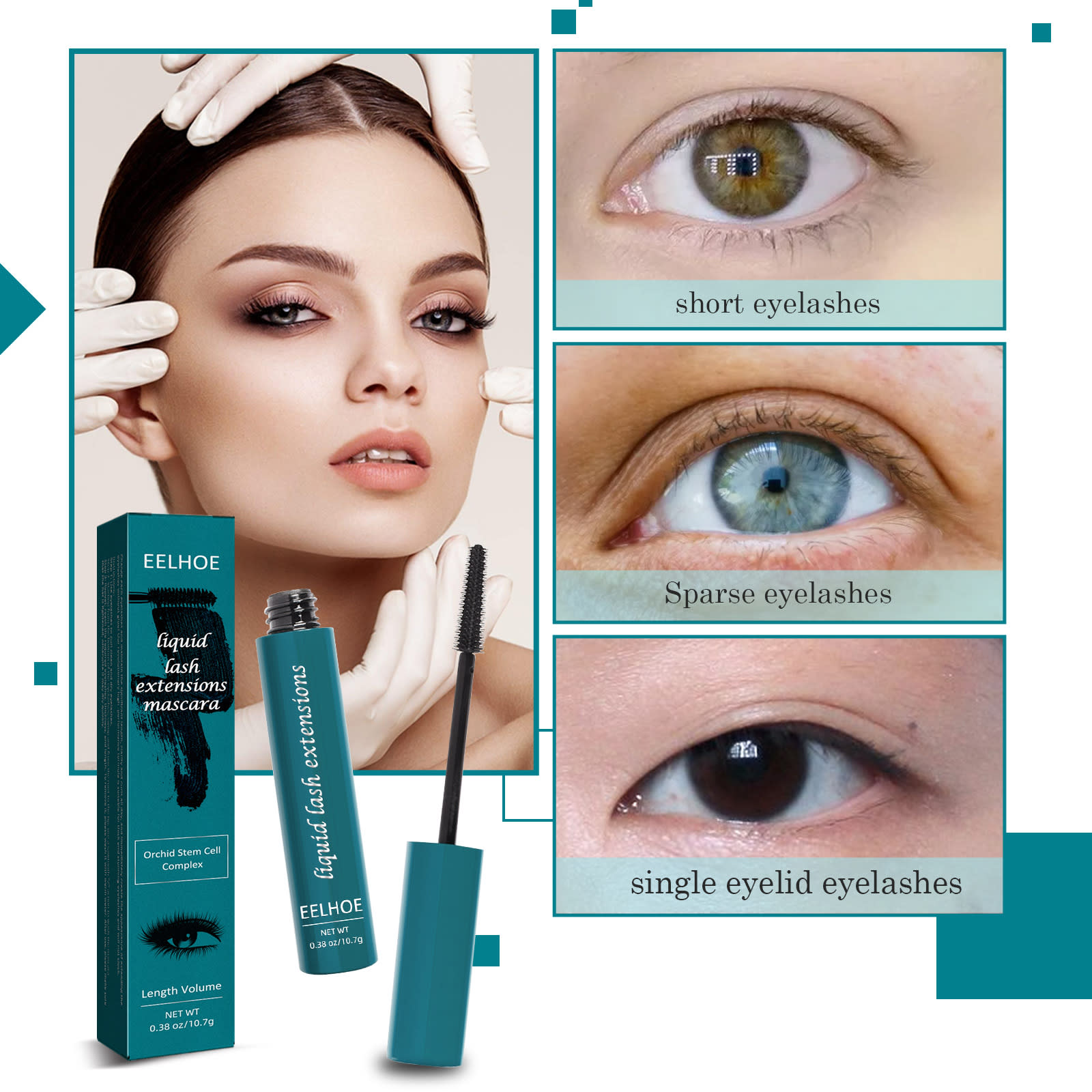 Beautiful Curling Mascara Smear-proof Makeup view 5