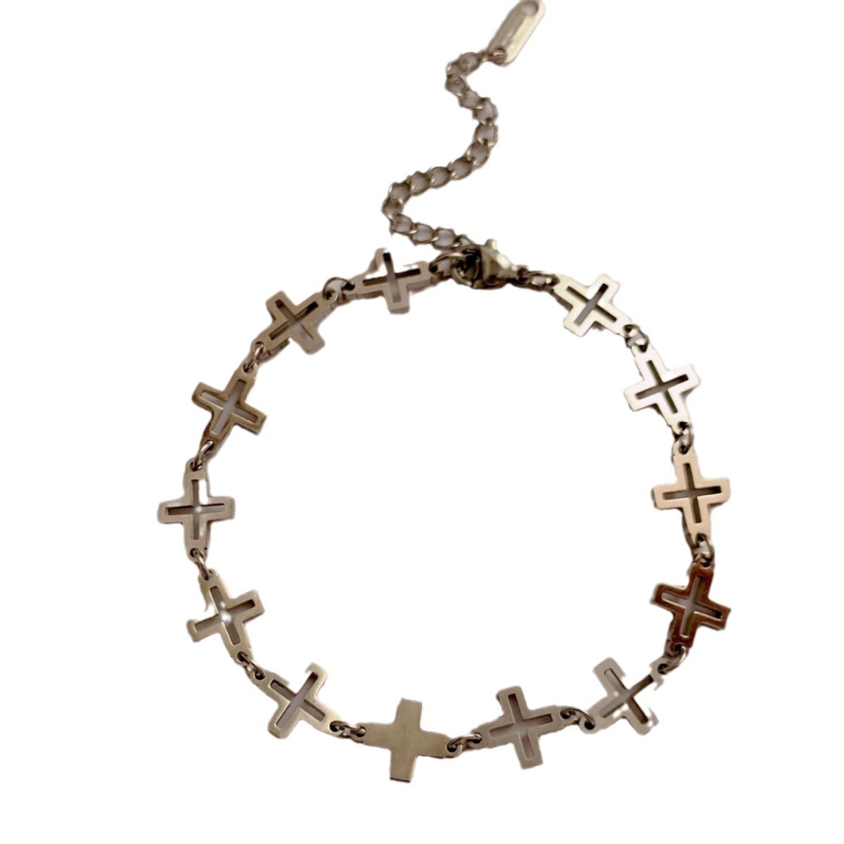 Cross Bracelet For Men And Women Retro Hip Hop view 2