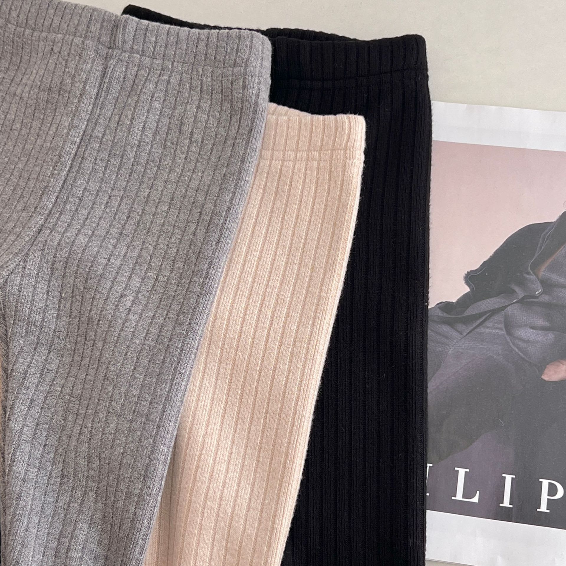 All-matching Warm Outerwear Leggings Fleece-lined Thick view 16