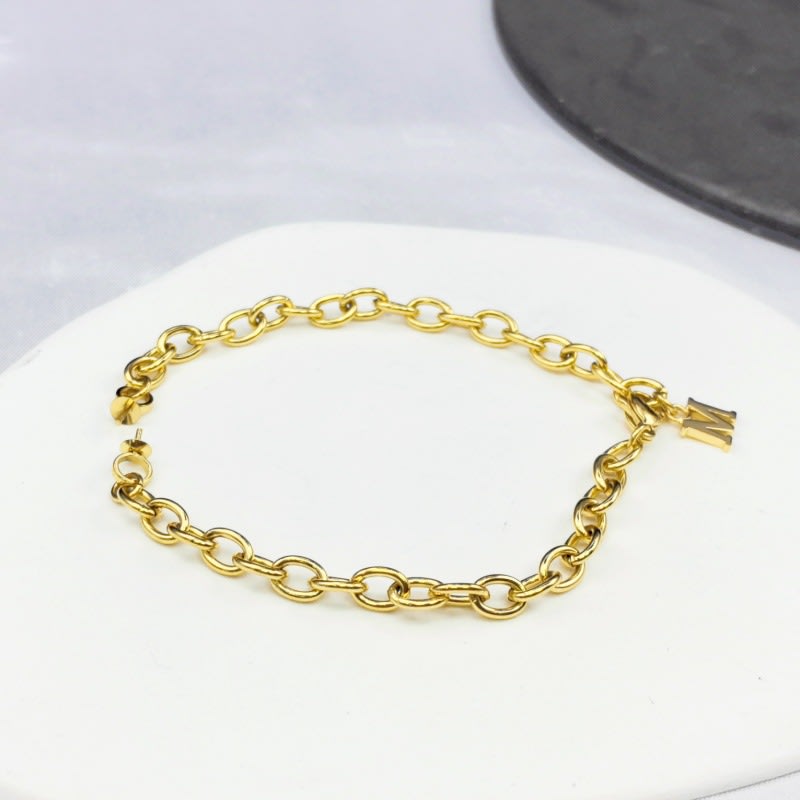 DIY Pearl Accessories Titanium Steel Empty Bracelet Holder view 8