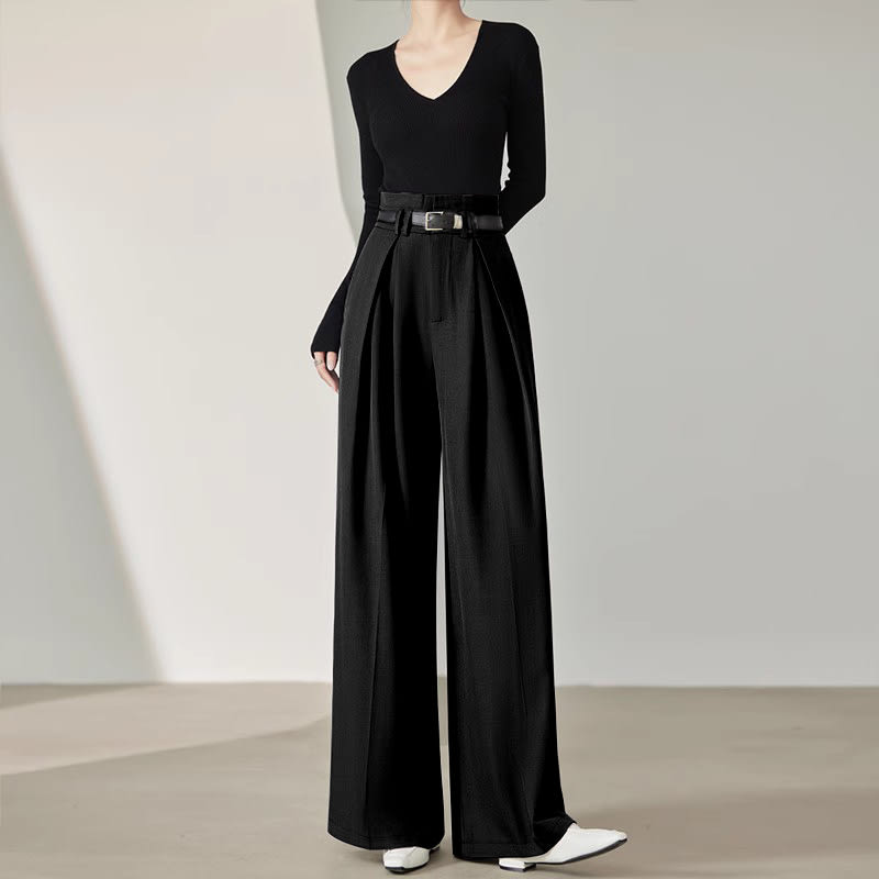 Loose Trousers Wide Leg Women's High Waist Bud-shaped Pants view 6