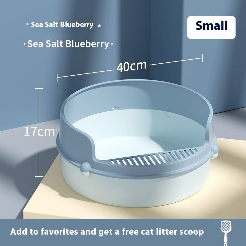 Anti-splash Semi Closed Litter Box view 11